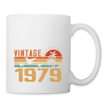 Vintage 1979 Anniversary Gift - Vintage 1979 - Mug - white - Right