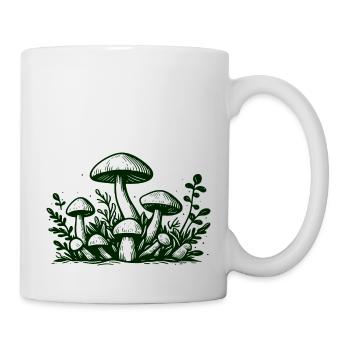 Champignons Pilze - Mug blanc - blanc - Droite