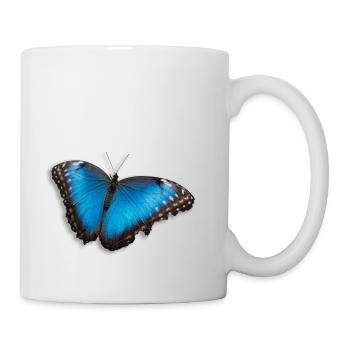papillon - Mug blanc - blanc - Droite