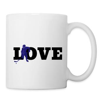 Équipe de hockey sur glace Joueur de hockey sur glace Fan de hockey sur glace - Mug blanc - blanc - Droite
