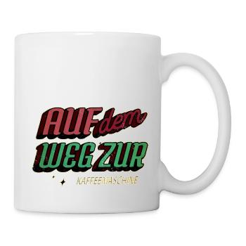 geburtstagsgeschenkidee montag lieben bürotasse - Tasse - Weiß - Rechts