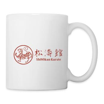 Style de karaté Shotokan Tiger - Mug blanc - blanc - Droite