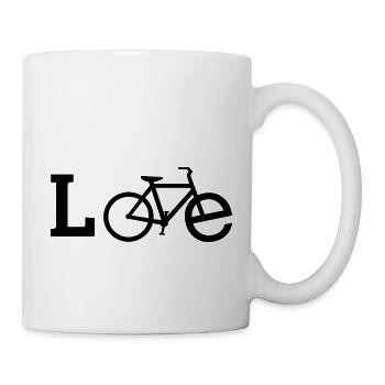 Vélo amour - Mug blanc - blanc - Droite