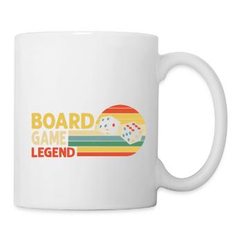 Board Game Legend Nerd Gamer Tabletop Player - Tasse - Weiß - Rechts