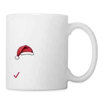 Nice Naughty Je jure que j’ai essayé la liste de Noël - Mug blanc - blanc - Droite