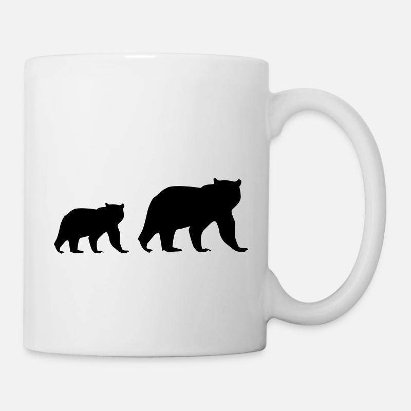 bären - Tasse - Weiß