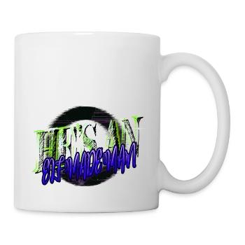 christmas present happy funny gym christmas tree - Tasse - Weiß - Rechts