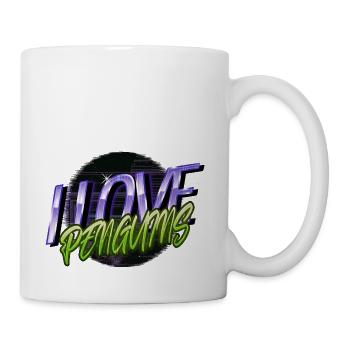 Dictons Clumpsy Dabbing cadeau manchot royal - Mug blanc - blanc - Droite