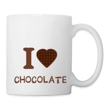 J’adore le chocolat - Mug blanc - blanc - Droite
