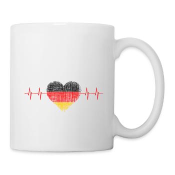 Deutschland Germany - Tasse - Weiß - Rechts