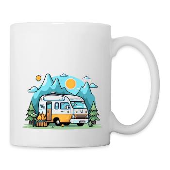 Vanlife - Tasse - Weiß - Rechts