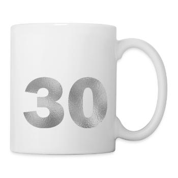 Geburtstag 30 Jahre - Tasse - Weiß - Rechts
