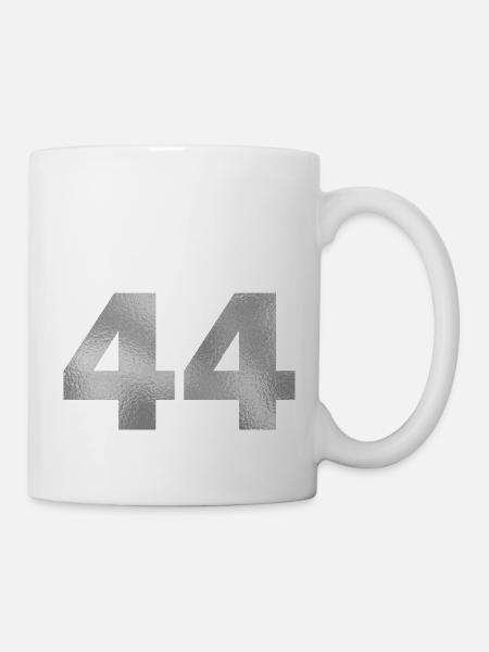 Geburtstag 44 Jahre - Tasse - Weiß