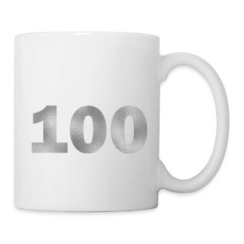 Anniversaire 100 ans - Mug blanc - blanc - Droite