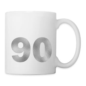 Anniversaire 90 ans - Mug blanc - blanc - Droite