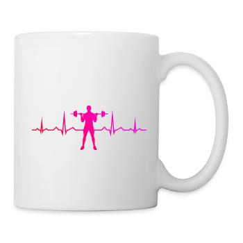 Endurance Training Cardio Strength Training Fitness - Mug - white - Right