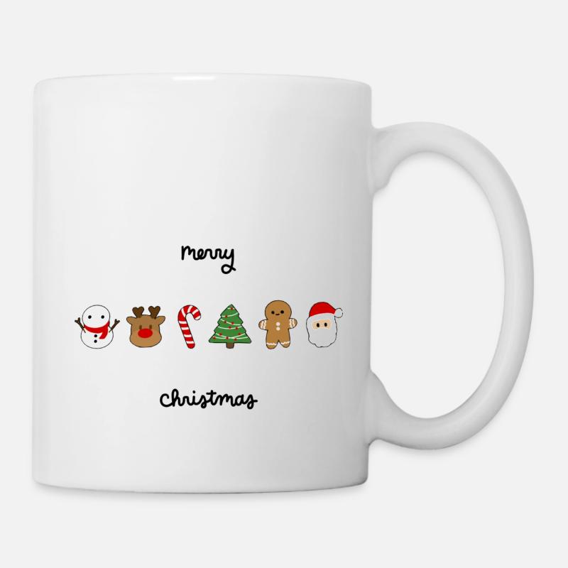 Weihnachten - Tasse - Weiß