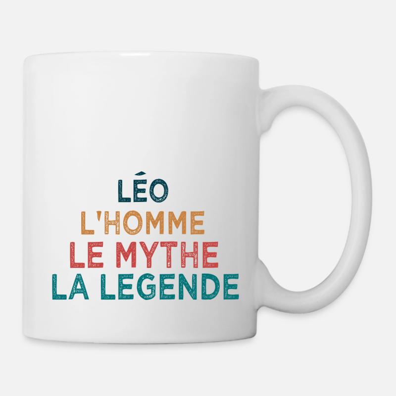 Léo la légende - Mug blanc - blanc