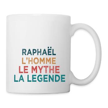 Raphael La légende - Mug blanc - blanc - Droite