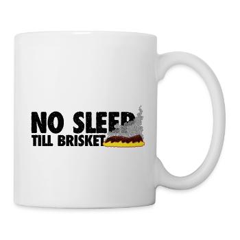 Pas de sommeil jusqu’à la poitrine de bœuf - cadeau barbecue parfait - Mug blanc - blanc - Droite