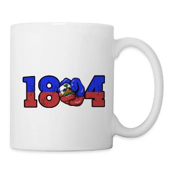 Haiti Haitian Flagge Frau Prinzessin I Geschenk - Tasse - Weiß - Rechts