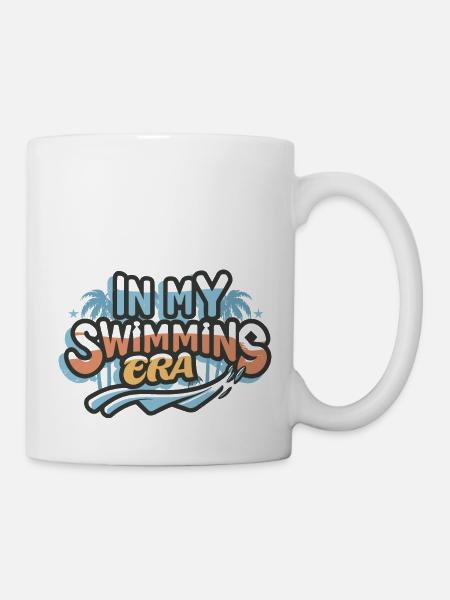 In my swimming era - Mug - white