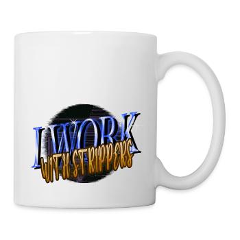 heureux électricien bavoir amusant dictons profession - Mug blanc - blanc - Droite