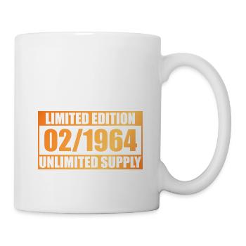 60th Birthday Limited Edition - ꝏ Supply 02/1964 - Mug - white - Right