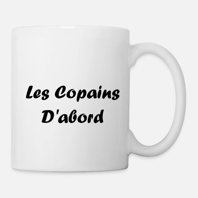 les copains d'abord - Mug blanc - blanc