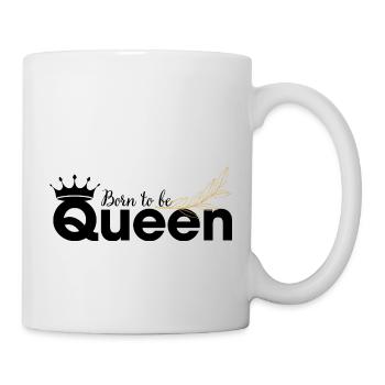 Née pour être une Reine - Mug blanc - blanc - Droite