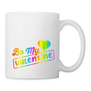 Love me Valentine Happy Valentines Valentines - Mug - white - Right