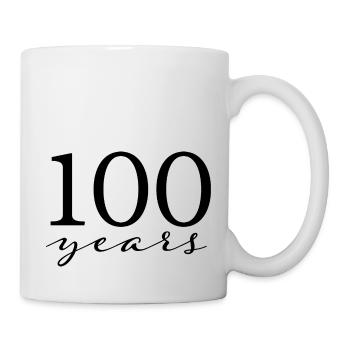 100 ans - Mug blanc - blanc - Droite