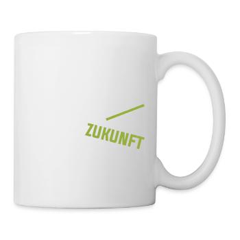 L’agriculteur est à la recherche d’une future manifestation de protestation des agriculteurs - Mug blanc - blanc - Droite