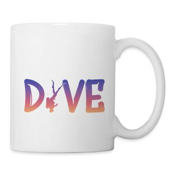 Dive Diving Tauchen - Tasse - Weiß - Rechts