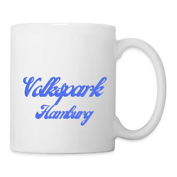 Volkspark Hamburg Blau - Tasse - Weiß - Rechts