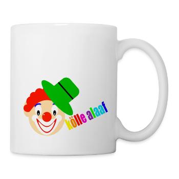 Clown dit kölle alaaf - Mug blanc - blanc - Droite