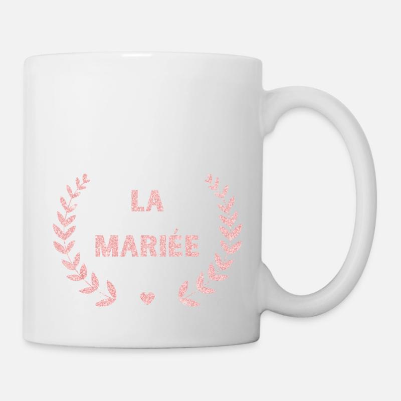 la mariée rose gold - cadeau la mariée - Mug blanc - blanc