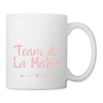 Team de la mariée rose gold - cadeau la mariée - Mug blanc - blanc - Droite