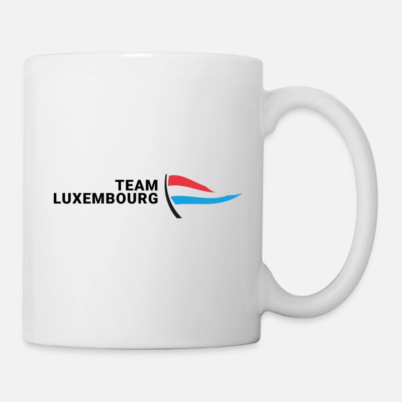 Équipe du Luxembourg - Mug blanc - blanc