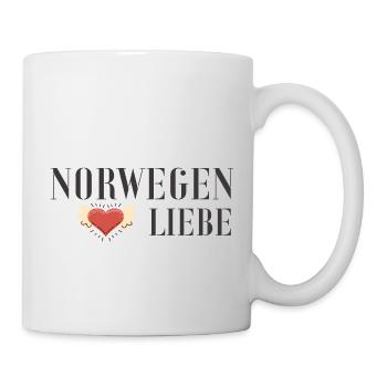L’amour de la Norvège - L’amour de la Norvège - Mug blanc - blanc - Droite