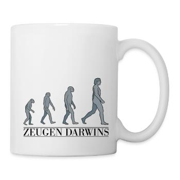 Zeugen Darwins - Darwin versus Jehova - Tasse - Weiß - Rechts