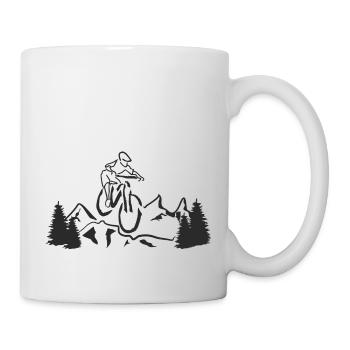 Downhill Your Favorite Sport MTB Gift - Mug - white - Right