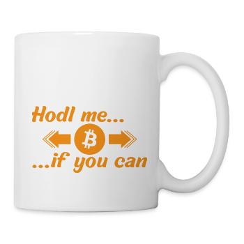 BTC Hold me if you can - Mug blanc - blanc - Droite