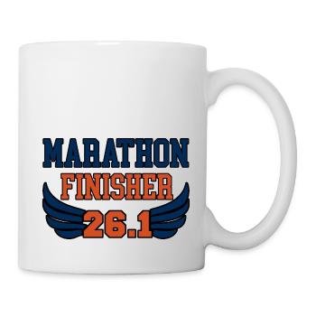 Marathon Finisher 26.2 2 - Tasse - Weiß - Rechts