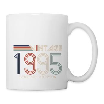 Vintage 1995 Cadeau Anniversaire - Millésime 1995 - Mug blanc - blanc - Droite