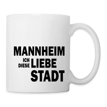 Mannheim Monnem Mannheimat - Tasse - Weiß - Rechts