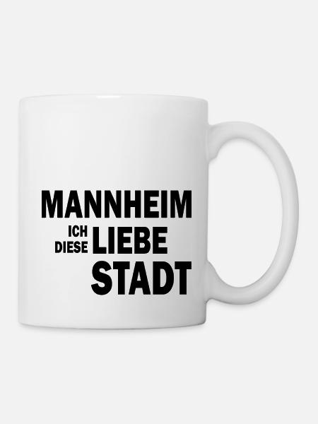 Mannheim Monnem Mannheimat - Tasse - Weiß