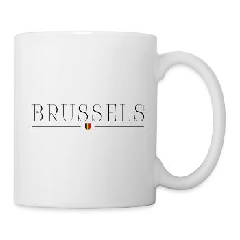 Brussels: elegance, chocolate, character - Mug - white - Right