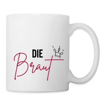 die braut - Tasse - Weiß - Rechts