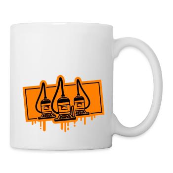 Staubsauger Icon - Tasse - Weiß - Rechts